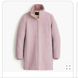 J crew cocoon coat italian stadium cloth